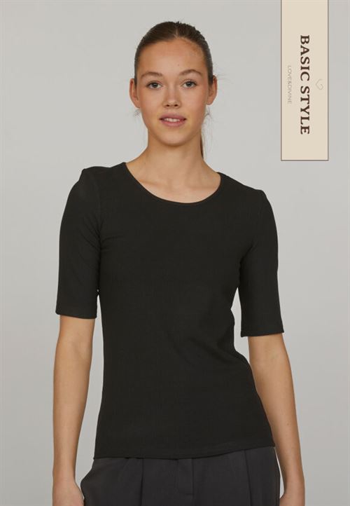 LOVE & DIVINE T-SHIRT, LOVE1119, BLACK